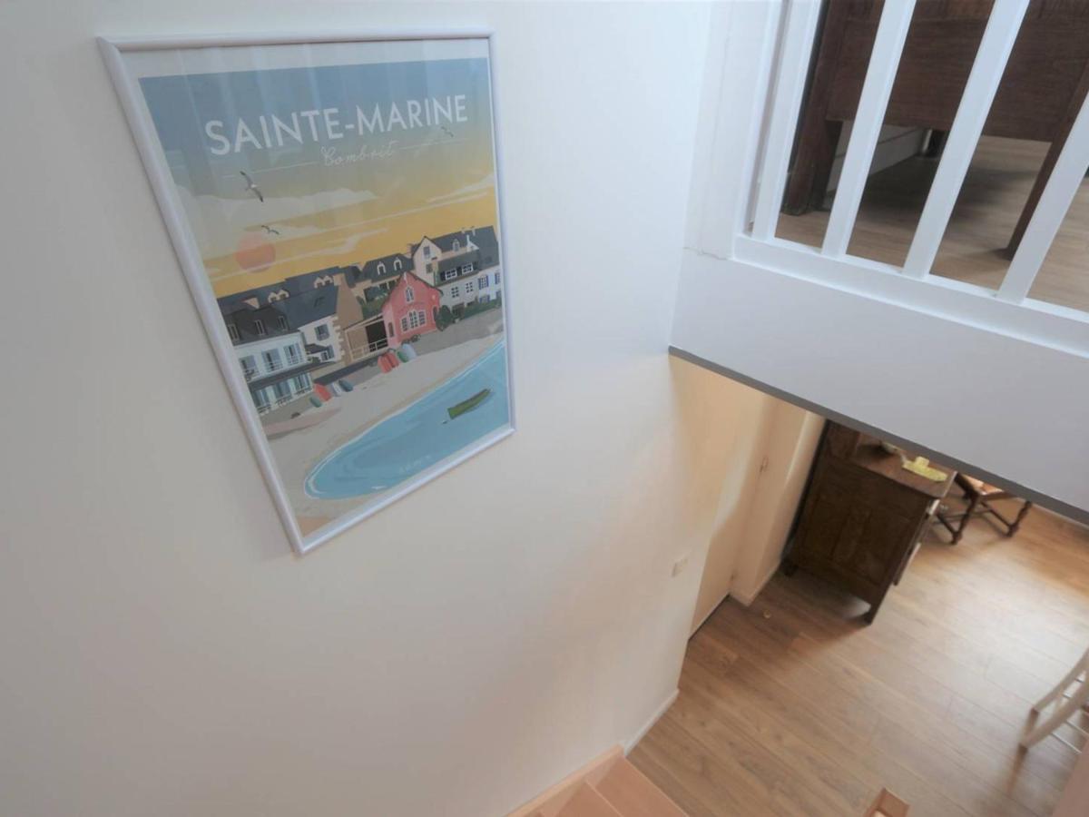 Combrit Sainte-Marine: T2 Duplex Renove Avec Jardin Prive Et Vue Sur Port - Fr-1-481-91 Leilighet Eksteriør bilde