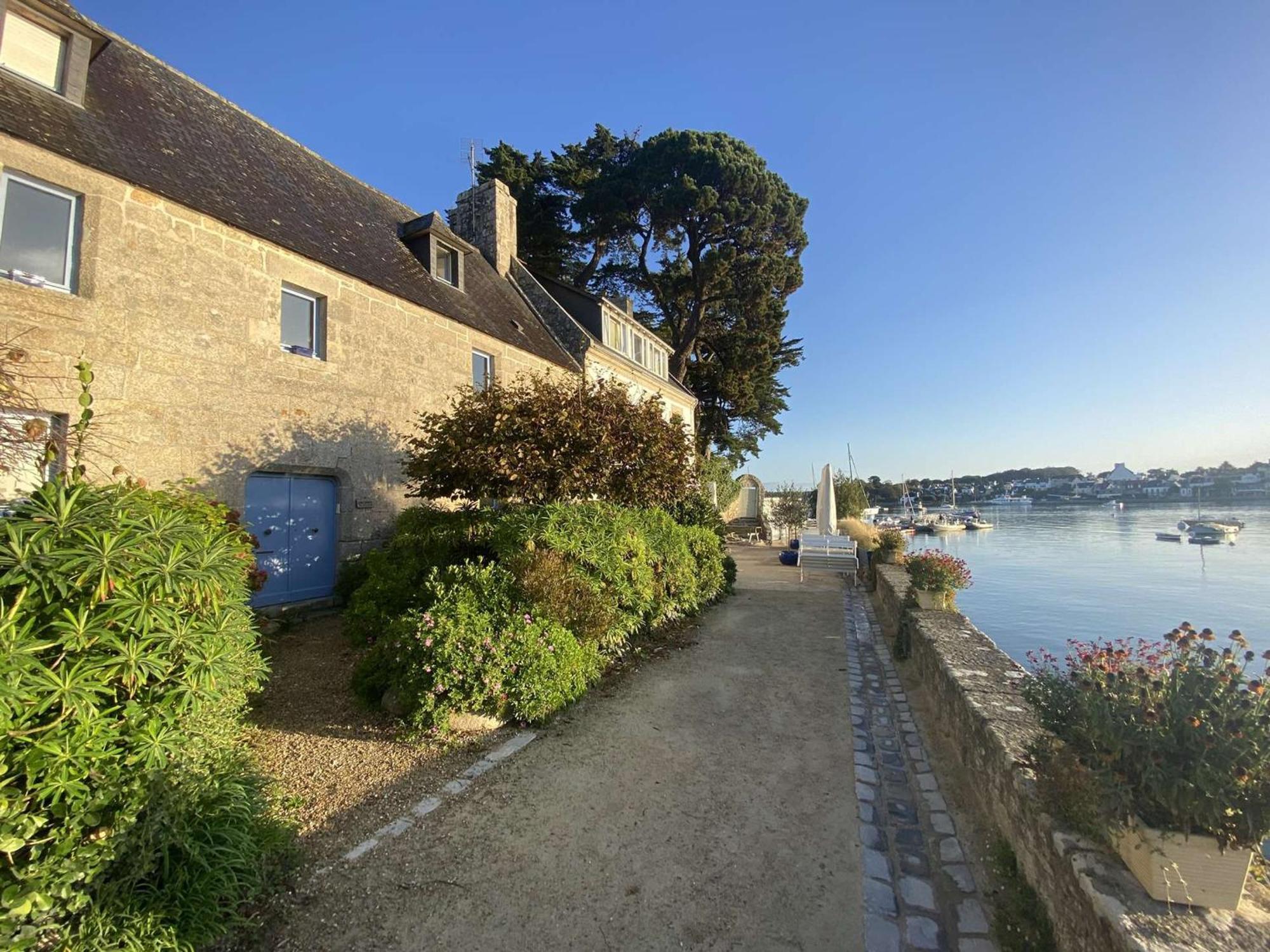 Combrit Sainte-Marine: T2 Duplex Renove Avec Jardin Prive Et Vue Sur Port - Fr-1-481-91 Leilighet Eksteriør bilde